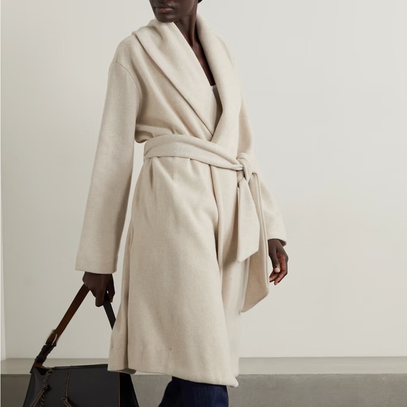 LESET Jackets & Blazers - Leset Sienna belted wool blend cardigan coat